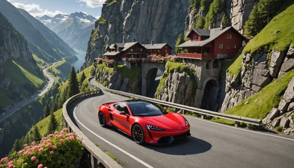 Circuit en voiture à travers les balcons alpins