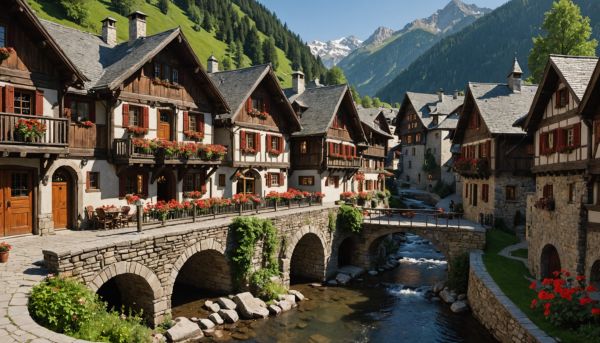 Les hôtels historiques au cœur des villages alpins