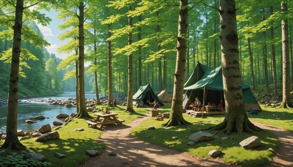 Que faire pour un camping ombragé, au frais près d'une rivière cet été?